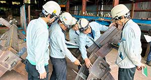 鉄骨の製品検査